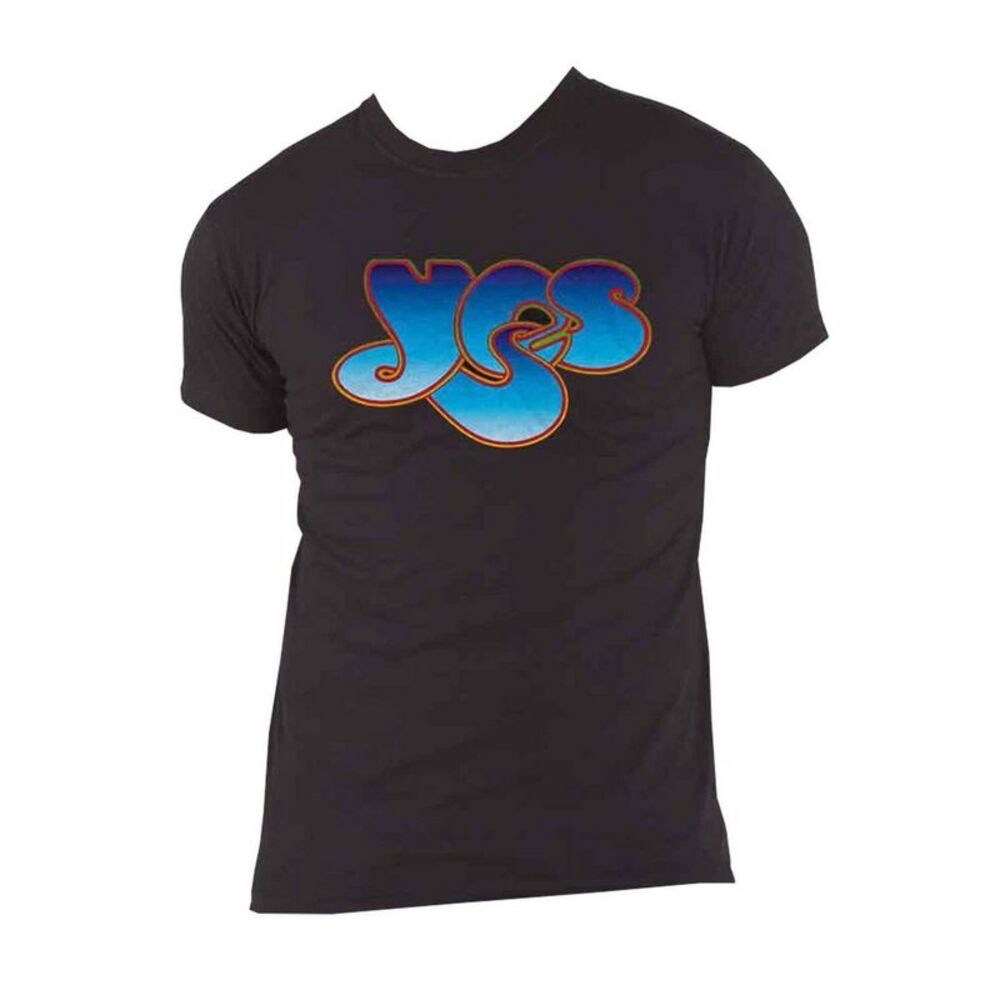 Yes Unisex Adult Logo Cotton T-Shirt / Black